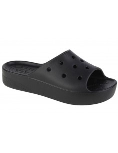 Crocs Slides με Πλατφόρμα σε Μαύρο Χρώμα 208180-001