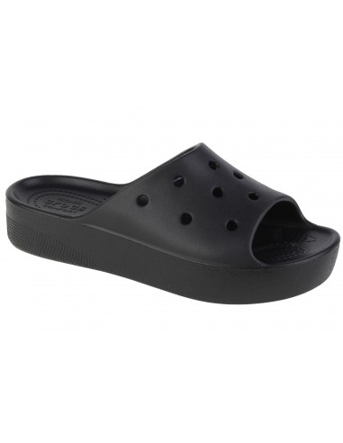 Γυναικεία > Παπούτσια > Παπούτσια Αθλητικά > Σαγιονάρες / Παντόφλες Crocs Slides με Πλατφόρμα σε Μαύρο Χρώμα 208180-001