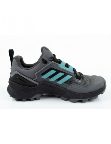 Adidas Terrex Swift R3 GZ0351 Ανδρικά Ορειβατικά Παπούτσια Αδιάβροχα με Μεμβράνη Gore-Tex Core Black / Grey Three / Blue Rush