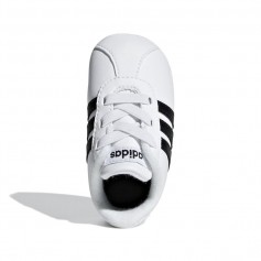Adidas Βρεφικά Sneakers Αγκαλιάς Λευκά Court F36605