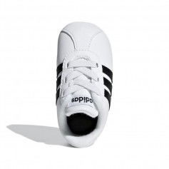 Adidas Βρεφικά Sneakers Αγκαλιάς Λευκά Court F36605