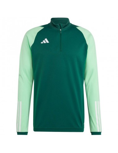 Adidas Tiro 23 Competition Ανδρική Μπλούζα με Φερμουάρ Μακρυμάνικη Πράσινη HU1308