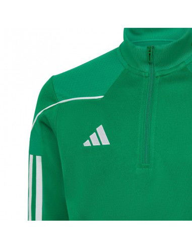 Adidas Παιδική Χειμερινή Μπλούζα Μακρυμάνικη Πράσινη Tiro 23 IB8473