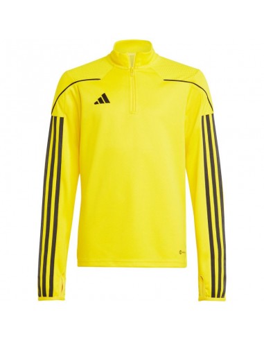 Adidas Παιδική Χειμερινή Μπλούζα Μακρυμάνικη Κίτρινη Tiro 23 IC7880