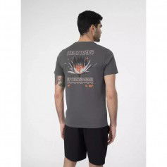 4F Αθλητικό Ανδρικό T-shirt Γκρι Μονόχρωμο 4FSS23TTSHM355-22S