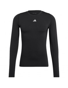 Adidas Techfit Ανδρική Μπλούζα Μακρυμάνικη Μαύρη HP0626