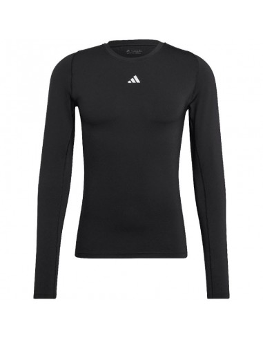 Adidas Techfit Ανδρική Μπλούζα Μακρυμάνικη Μαύρη HP0626