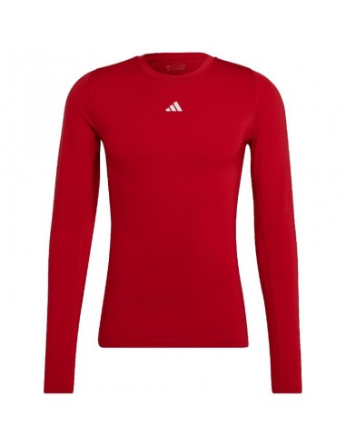 Adidas Techfit Langarm Ανδρική Μπλούζα Μακρυμάνικη Κόκκινη HP0639