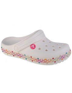 Crocs Παιδικά Ανατομικά Σαμπό Θαλάσσης 208269-94S Λευκά