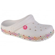 Crocs Παιδικά Ανατομικά Σαμπό Θαλάσσης 208269-94S Λευκά