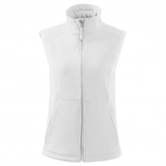 Malfini Κοντό Γυναικείο Αμάνικο Μπουφάν για Χειμώνα Λευκό MLI-51600