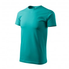 Malfini Ανδρικό Διαφημιστικό T-shirt Κοντομάνικο σε Μπλε Χρώμα MLI-13719