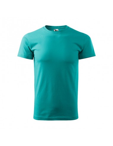 Malfini Ανδρικό Διαφημιστικό T-shirt Κοντομάνικο σε Μπλε Χρώμα MLI-13719