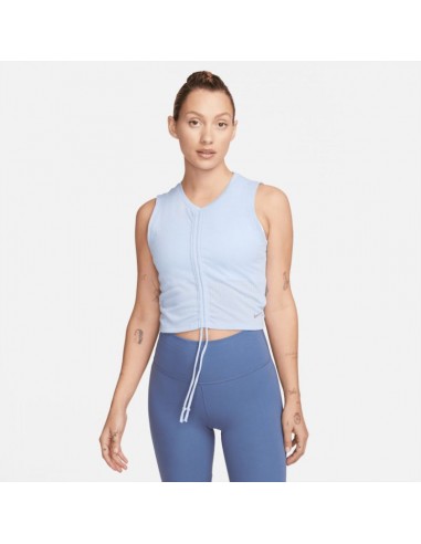 Nike Yoga Γυναικεία Μπλούζα Αμάνικη Μπλε DM7017-479