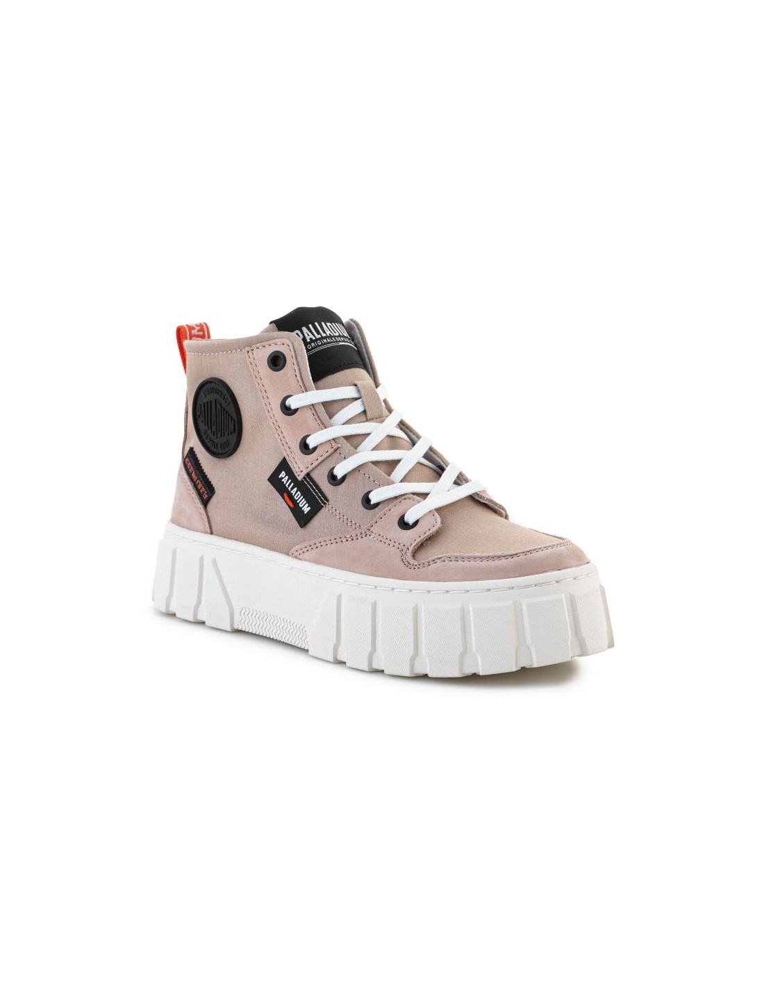 Palladium Pallatower Γυναικεία Flatforms Μποτάκια Μπεζ 98573-662-M