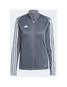 Adidas Γυναικεία Ζακέτα Φούτερ Γκρι HS3516