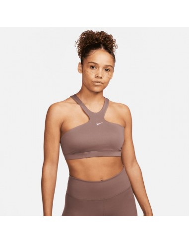 Nike Swoosh Γυναικείο Αθλητικό Μπουστάκι Plum Eclipse με Επένδυση DV9957-291