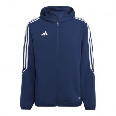 Adidas Tiro 23 League Ανδρική Φούτερ Ζακέτα με Κουκούλα και Τσέπες Team Navy Blue 2 HZ9067
