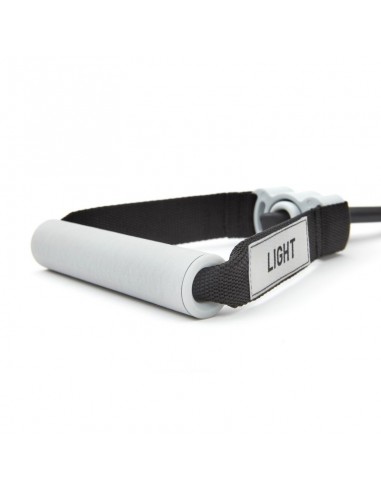 Reebok Adjustable Resistance RSTB-16075 Λάστιχο Γυμναστικής Σωληνωτό Μαλακό με Λαβές Μαύρο