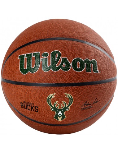 Wilson NBA Milwaukee Bucks Μπάλα Μπάσκετ Indoor/Outdoor WTB3100XBMIL