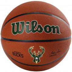 Wilson NBA Milwaukee Bucks Μπάλα Μπάσκετ Indoor/Outdoor WTB3100XBMIL