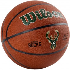 Wilson NBA Milwaukee Bucks Μπάλα Μπάσκετ Indoor/Outdoor WTB3100XBMIL