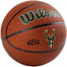 Wilson NBA Milwaukee Bucks Μπάλα Μπάσκετ Indoor/Outdoor WTB3100XBMIL