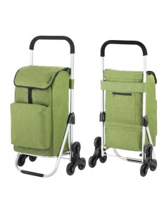 Cruiser Υφασμάτινο Καρότσι Λαϊκής Πτυσσόμενο Πράσινο 47x33x97cm 650069