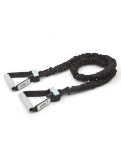 Reebok 16072 Λάστιχο Γυμναστικής Σωληνωτό με Λαβές Μαύρο Level 3