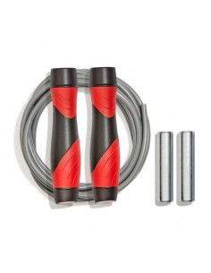 Reebok Premium RARP-12021 Σχοινάκι Γυμναστικής με Βάρος Κόκκινο