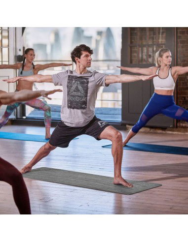 Reebok RAYG-11045GR Στρώμα Γυμναστικής Yoga/Pilates Γκρι (176x61x0.5cm)