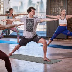 Reebok RAYG-11045GR Στρώμα Γυμναστικής Yoga/Pilates Γκρι (176x61x0.5cm)