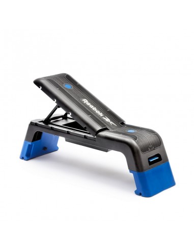 Adjustable step with bench function Reebok RAP15170BL