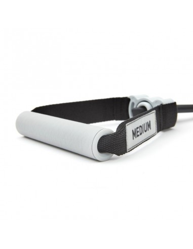 Reebok RSTB-16076 Λάστιχο Γυμναστικής Σωληνωτό Μέτριο με Λαβές Μαύρο