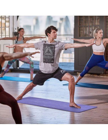 Reebok RAYG-11045PL Στρώμα Γυμναστικής Yoga/Pilates Γκρι (176x61x0.5cm)