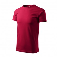 Malfini Ανδρικό Διαφημιστικό T-shirt Κοντομάνικο σε Κόκκινο Χρώμα MLI-13723