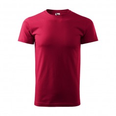 Malfini Ανδρικό Διαφημιστικό T-shirt Κοντομάνικο σε Κόκκινο Χρώμα MLI-13723