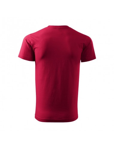 Malfini Ανδρικό Διαφημιστικό T-shirt Κοντομάνικο σε Κόκκινο Χρώμα MLI-13723