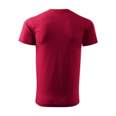 Malfini Ανδρικό Διαφημιστικό T-shirt Κοντομάνικο σε Κόκκινο Χρώμα MLI-13723
