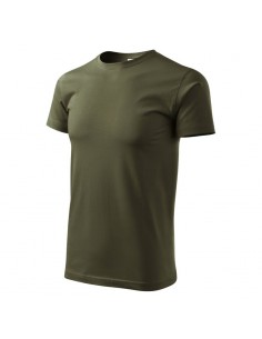 Malfini Ανδρικό Διαφημιστικό T-shirt Κοντομάνικο σε Πράσινο Χρώμα MLI-13769