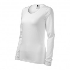 Malfini Γυναικεία Διαφημιστική Μπλούζα Μακρυμάνικη σε Λευκό Χρώμα MLI-13900