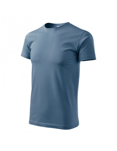 Malfini Ανδρικό Διαφημιστικό T-shirt Κοντομάνικο σε Μπλε Χρώμα MLI-13760