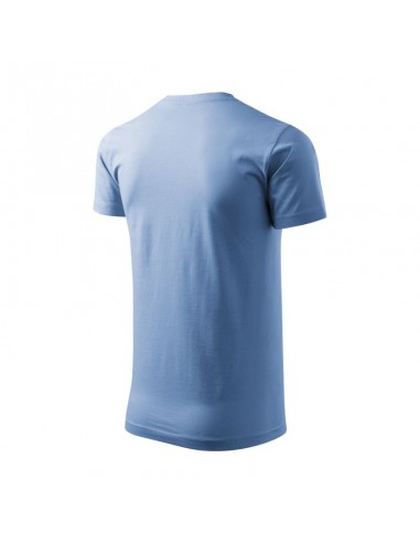 Malfini Ανδρικό Διαφημιστικό T-shirt Κοντομάνικο σε Μπλε Χρώμα MLI-13715