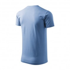 Malfini Ανδρικό Διαφημιστικό T-shirt Κοντομάνικο σε Μπλε Χρώμα MLI-13715