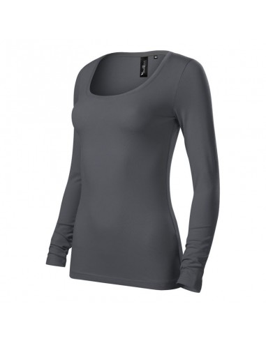 Malfini Brave Μακρυμάνικη Γυναικεία Μπλούζα Γκρι MLI-15683