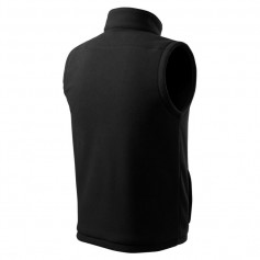 Malfini Ανδρική Διαφημιστική Ζακέτα Αμάνικη σε Μαύρο Χρώμα MLI-51801