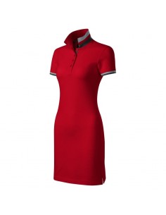 Malfini Καλοκαιρινό Mini Αθλητικό Φόρεμα Κοντομάνικο Κόκκινο MLI-27171
