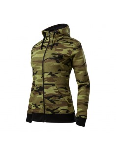 Malfini Γυναικεία Ζακέτα Φούτερ Πράσινη MLI-C2034