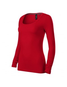Malfini Brave Μακρυμάνικη Γυναικεία Μπλούζα Κόκκινη MLI-15671