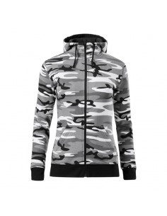 Malfini Γυναικεία Ζακέτα Φούτερ Γκρι MLI-C2032